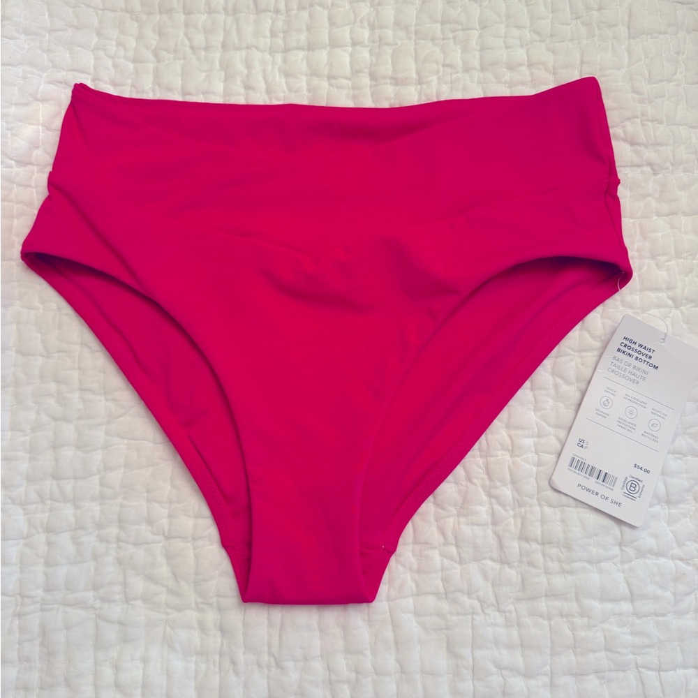 High Waist Crossover Bikini Bottom - Athleta